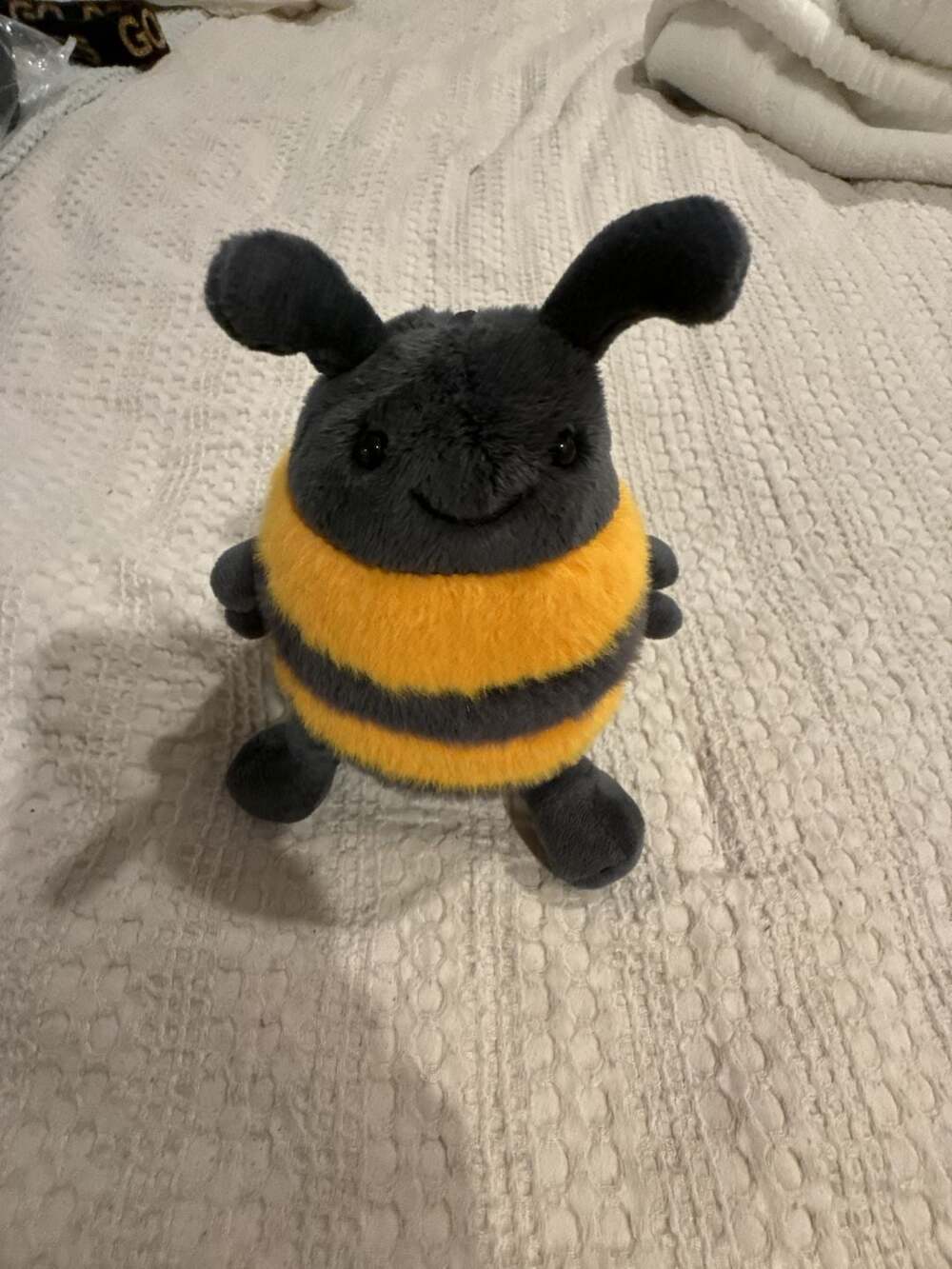 Jellycat Albee Bee Plush Stuffed Animal Toy Keychain Bag Charm - Picture 3 of 7